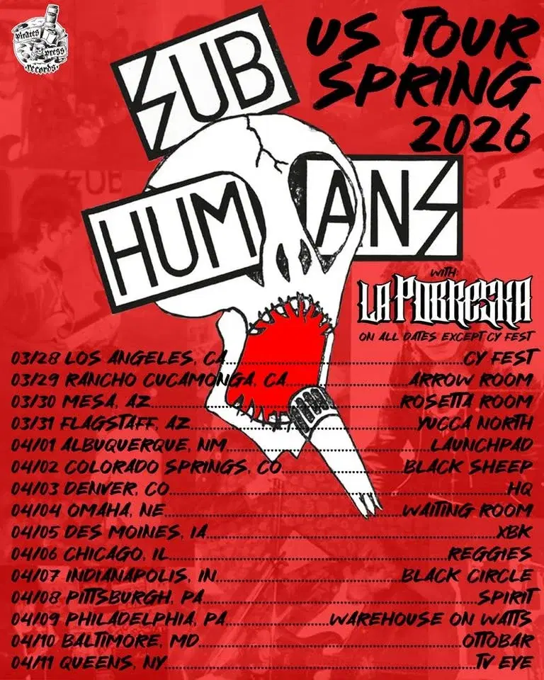 Subhumans, La Pobreska, Peace Talks at Spirit Hall