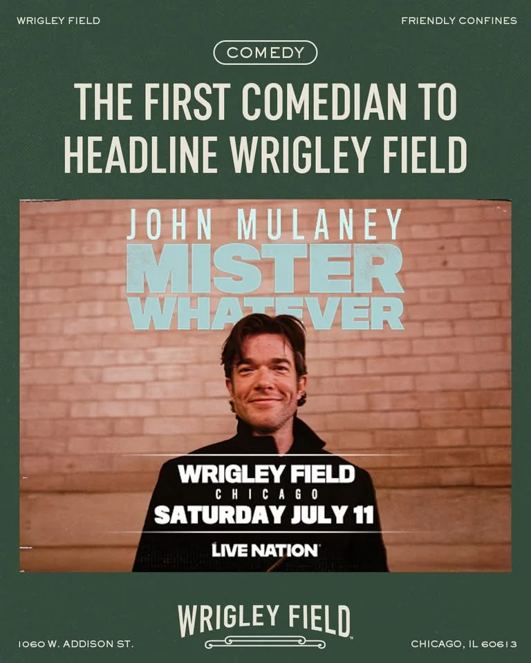 John Mulaney at Wrigley Field