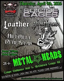 SUICIDE CAGES | GHOSTFRAME | LOATHER | HILLBILLY DEVILSPEAK