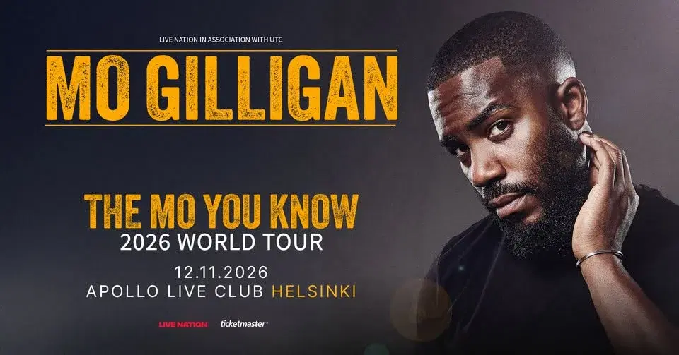 Mo Gilligan (UK): The Mo You Know, Apollo Live Club, Helsinki 12.11.2026