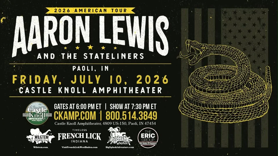 AARON LEWIS & THE STATELINERS: 2026 American Tour at Castle Knoll Amphitheater