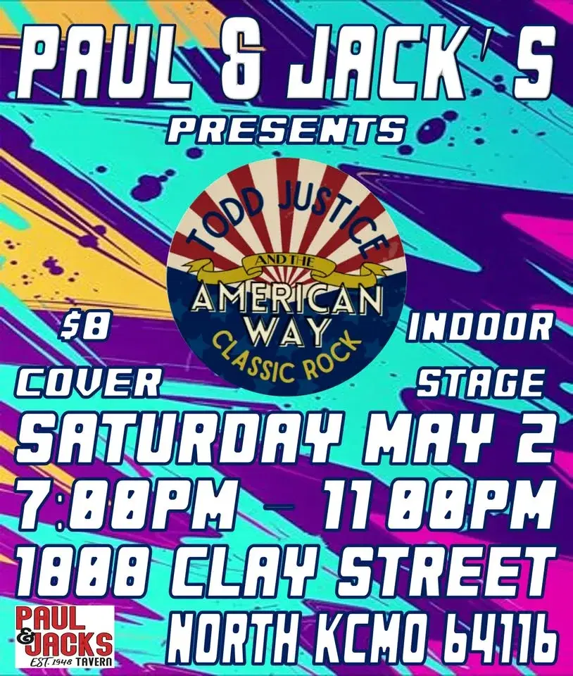 Todd Justice & The American Way LIVE at Paul & Jack's