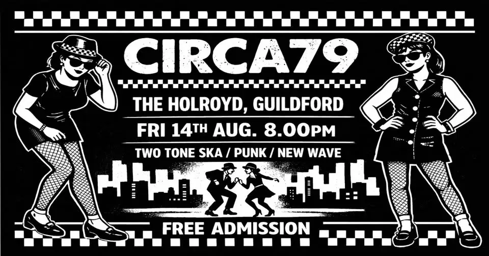 TWO TONE SKA, NEW WAVE & PUNK: CIRCA79 Live @ The Holroyd, Guildford. Music/band. Jam Clash Specials