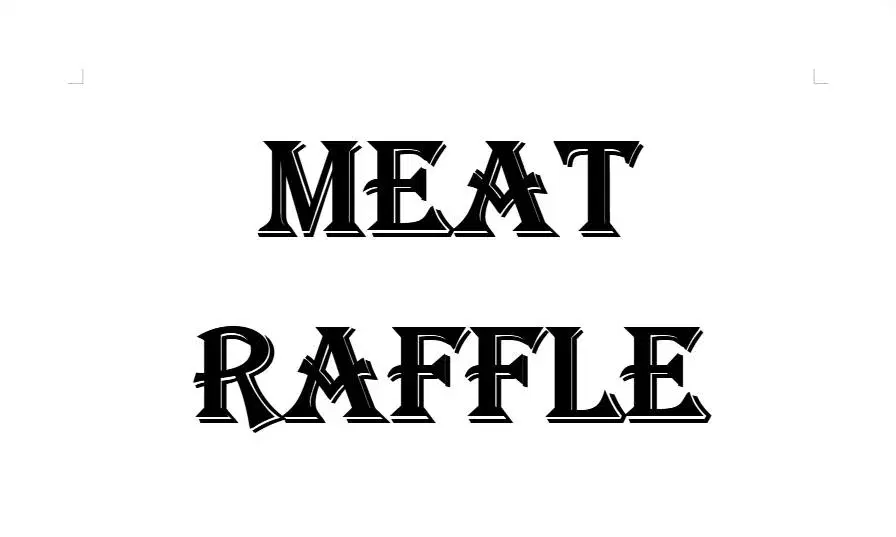 Meat Raffle