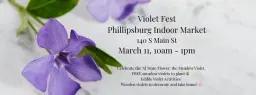 Violet Fest @ PFM Indoor Winter Market