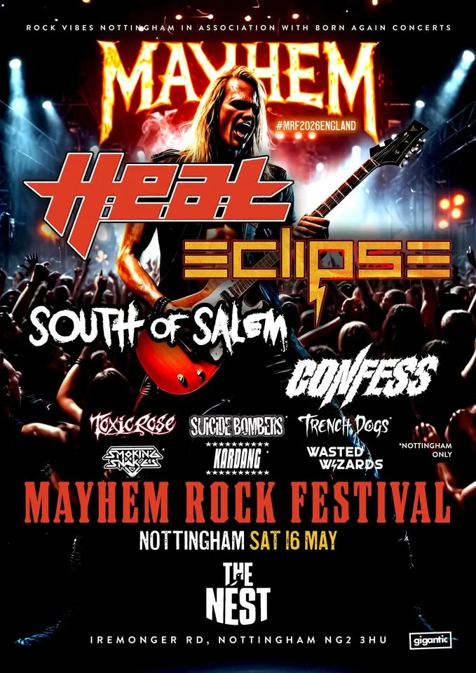 MAYHEM ROCK FESTIVAL (2026) NOTTINGHAM
