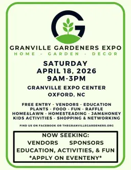 GRANVILLE GARDENERS EXPO 2026