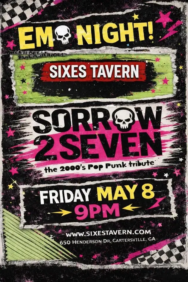 Emo Night @ Sixes Tavern