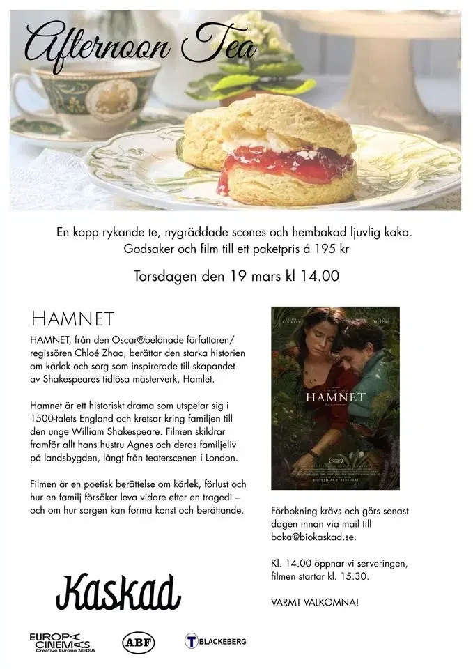 Afternoon Tea, Film: Hamnet