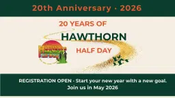 20th Anniversary: Hawthorn Half Day Relay & Ultra