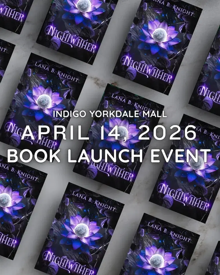 Nightwither Book Launch at Indigo Yorkdale