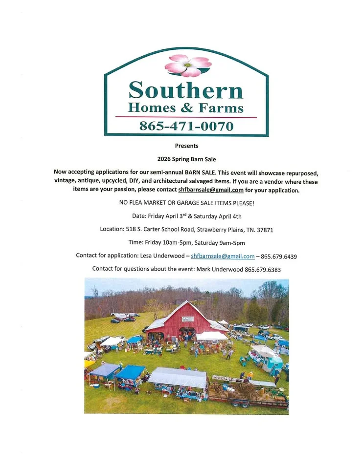 SHF SPRING 2026 BARN SALE