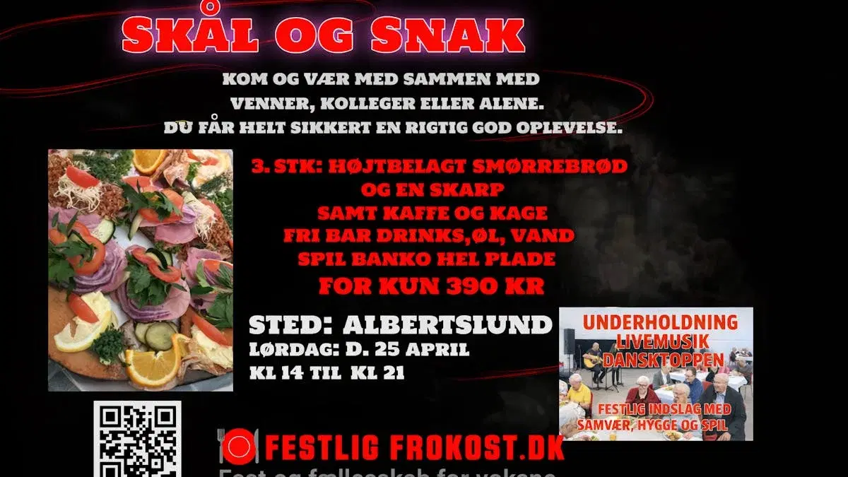 Festlig Frokost m/ Live musik