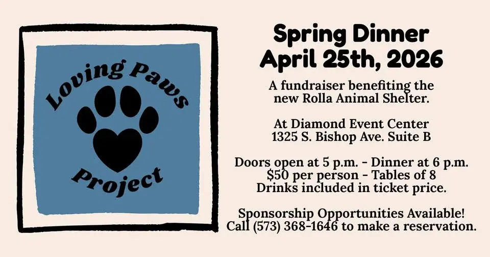2026 Loving Paws Spring Dinner