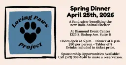 2026 Loving Paws Spring Dinner