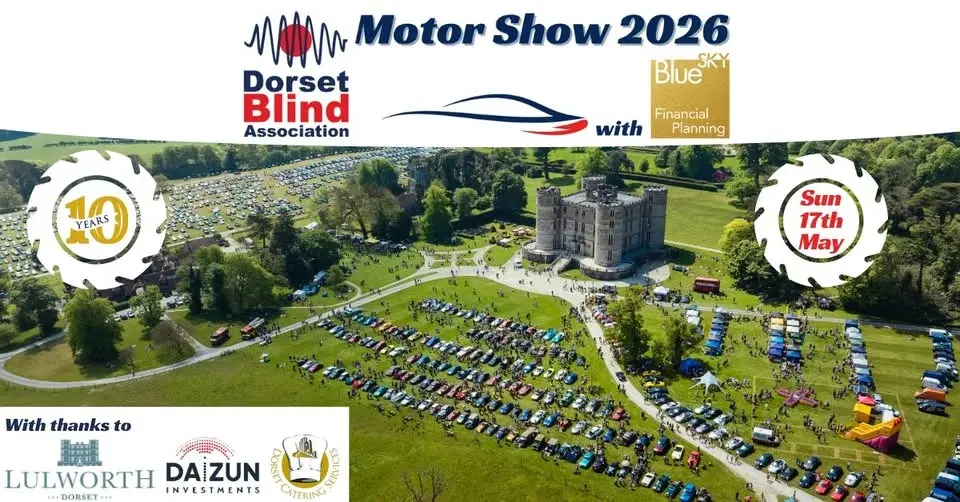 Dorset Blind Association Motor Show 2026 at Lulworth Castle
