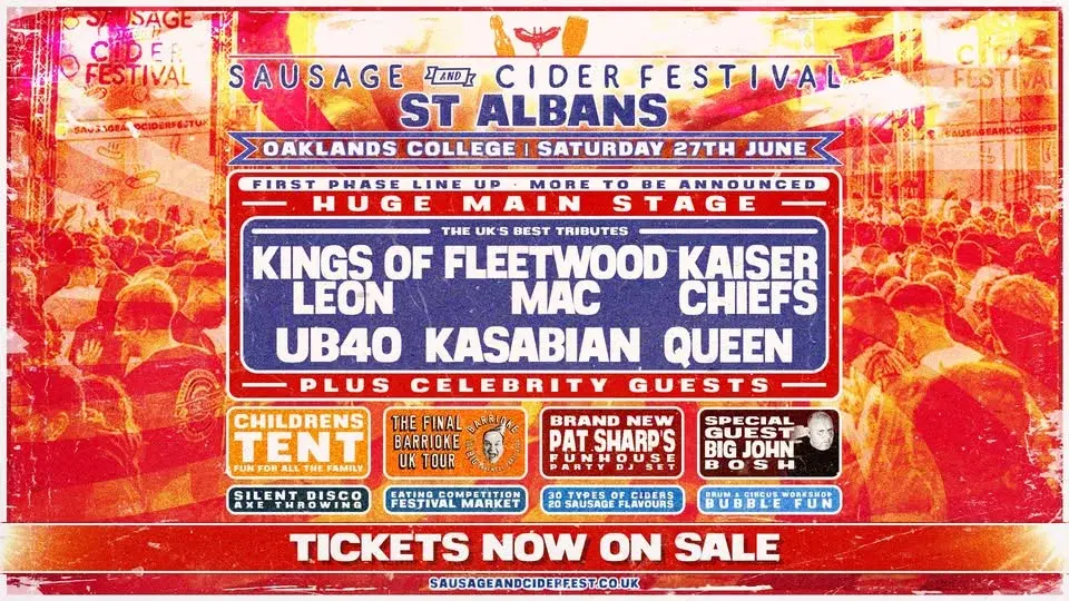 Sausage and Cider Festival - St Albans 2026