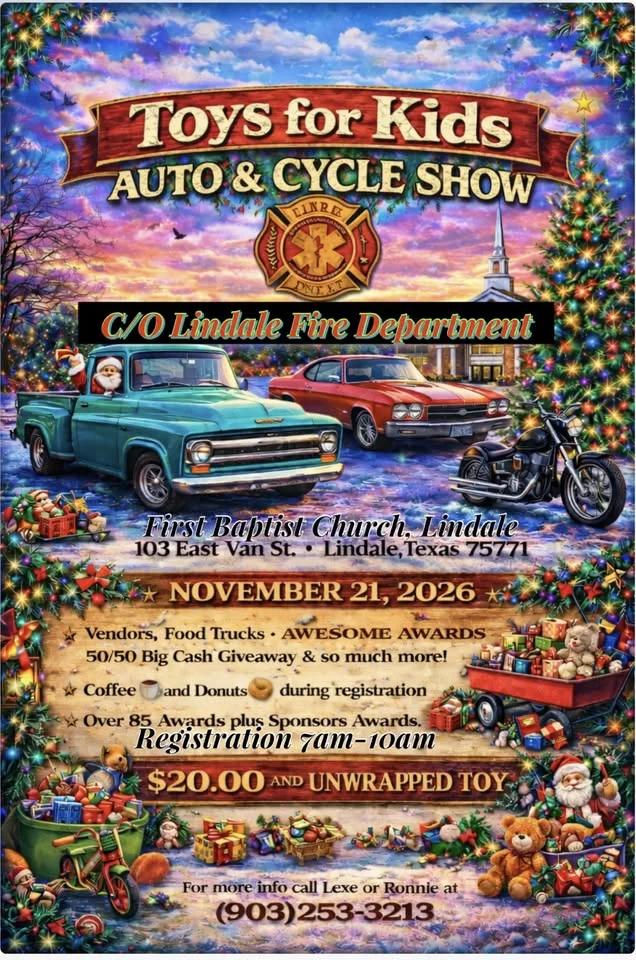 Toys for Kids Lindale Car Show