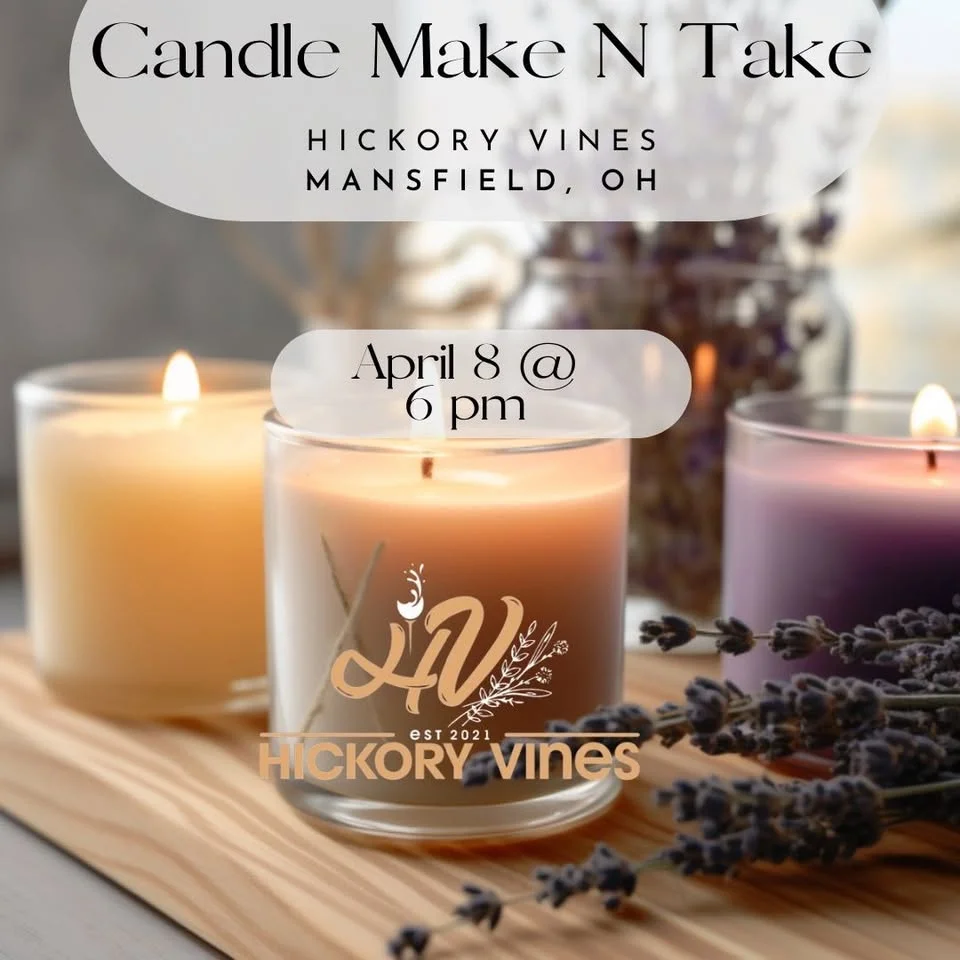 sip and pour candle making class