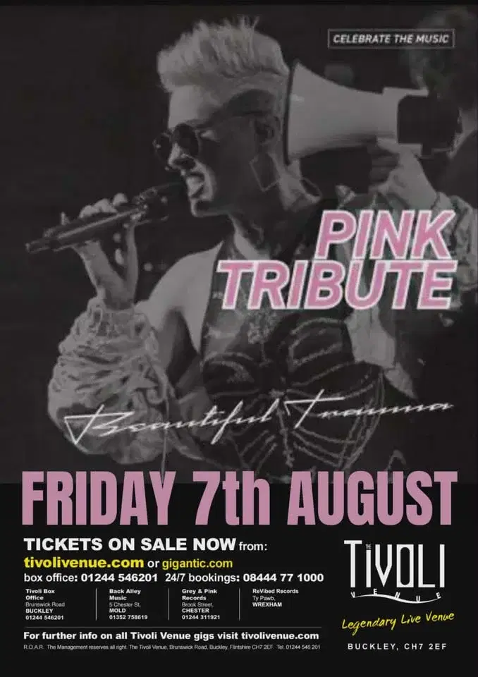 Beautiful Trauma- The Ultimate Live P!nk Experience | The Tivoli, Buckley