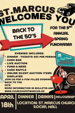 St. Marcus Spring Fundraiser 2026