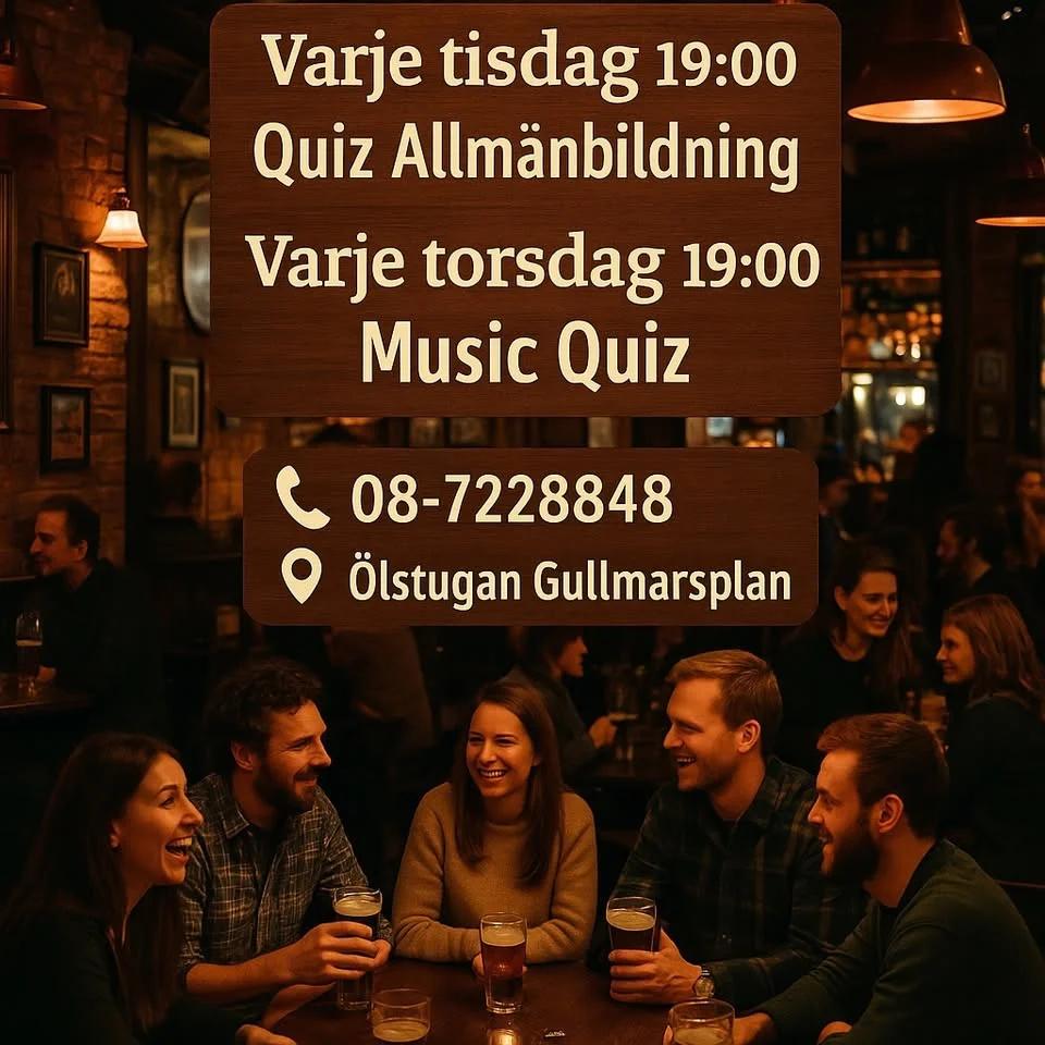 Quiz - Ölstugan Gullmarsplan
