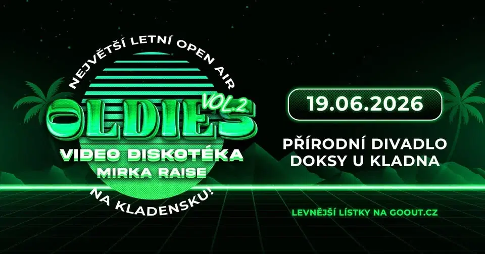 OLDIES Video Diskotéka VOL.2 | pátek 19.06.2026 | Přírodní divadlo Doksy u Kladna