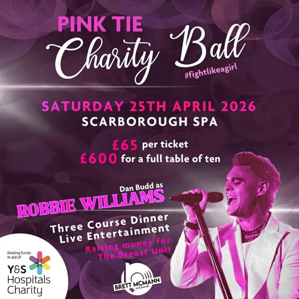 Pink Tie Ball in aid of The Breast Unit at Y&S Hospitals