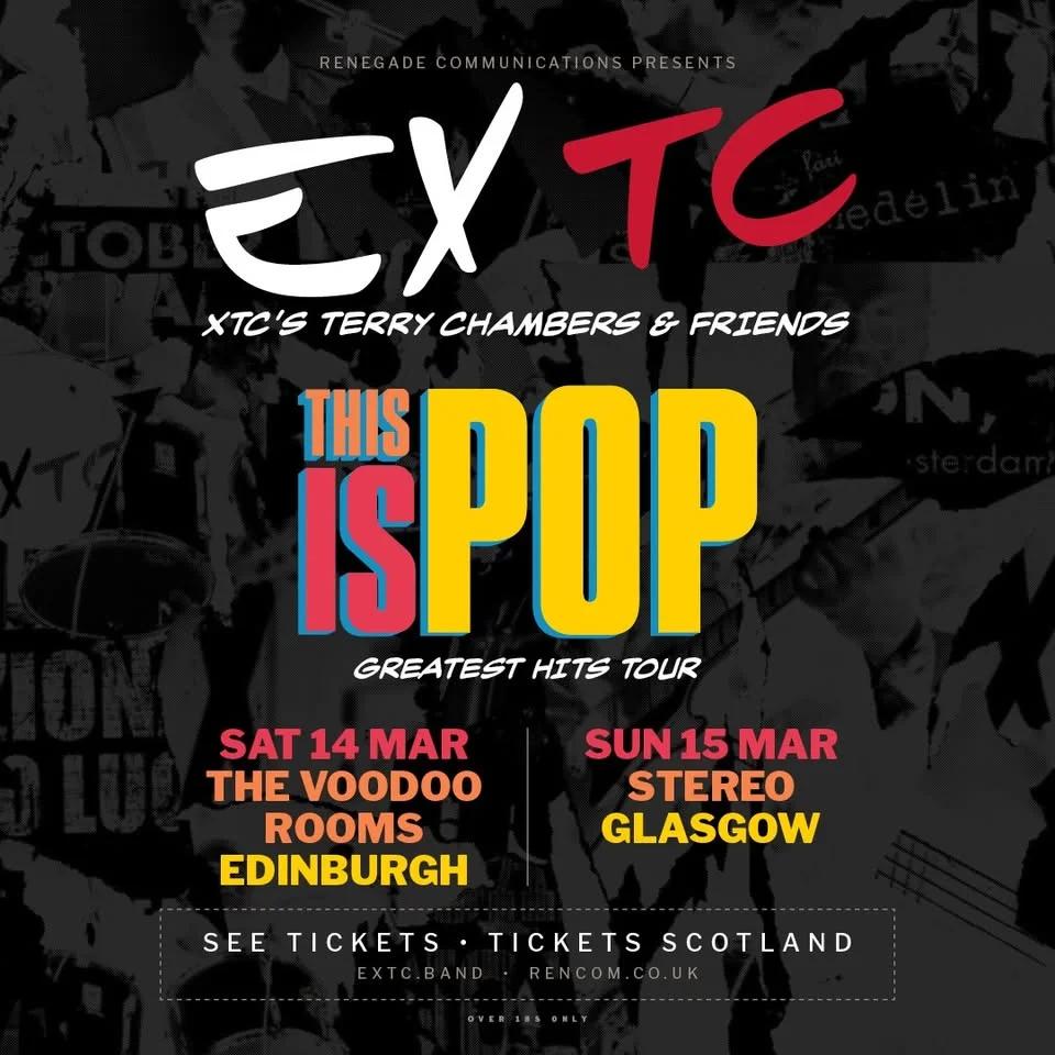 EXTC / This is Pop / Greatest Hits Tour / The Voodoo Rooms / Edinburgh / 14.03.26