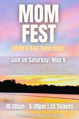 Mom Fest: Live Music, 30+ Market Vendors, Fun for All Ages