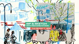 Sip & Sketch: Urban Drawing With Richard Kitson