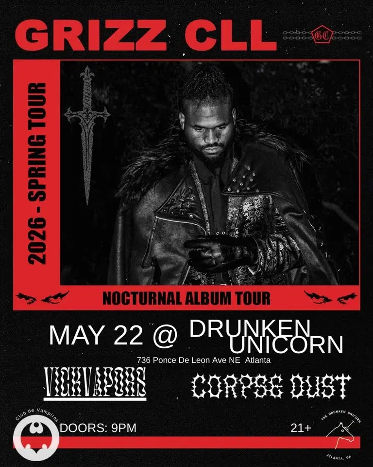 Club de Vampiros presents... Grizz CLL (LIVE) with Vick Vapors, Corpse Dust, and Astrid Aesthetic