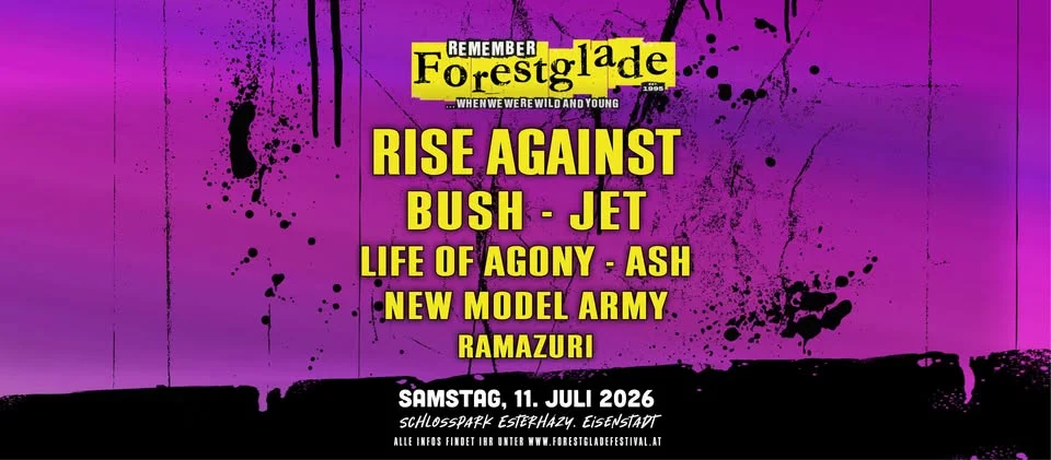 FORESTGLADE FESTIVAL 2026 • Schlosspark Esterházy, Eisenstadt