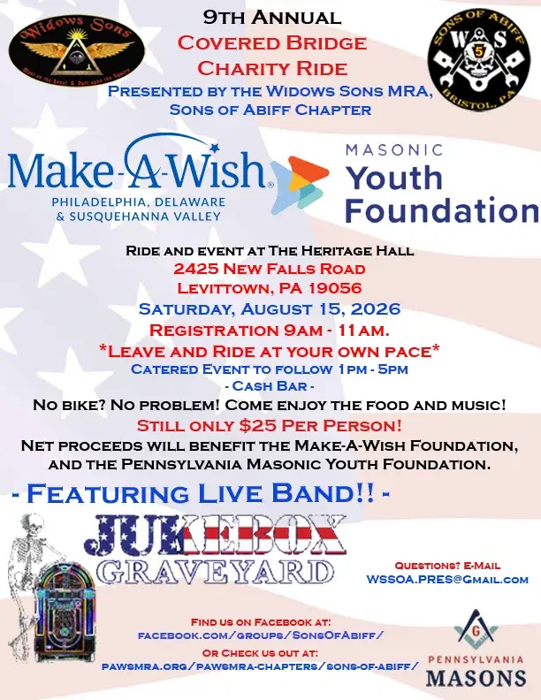 9th Annual Covered Bridge Charity Ride