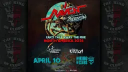 RAVEN - Can't Take Away The Fire: North American Tour