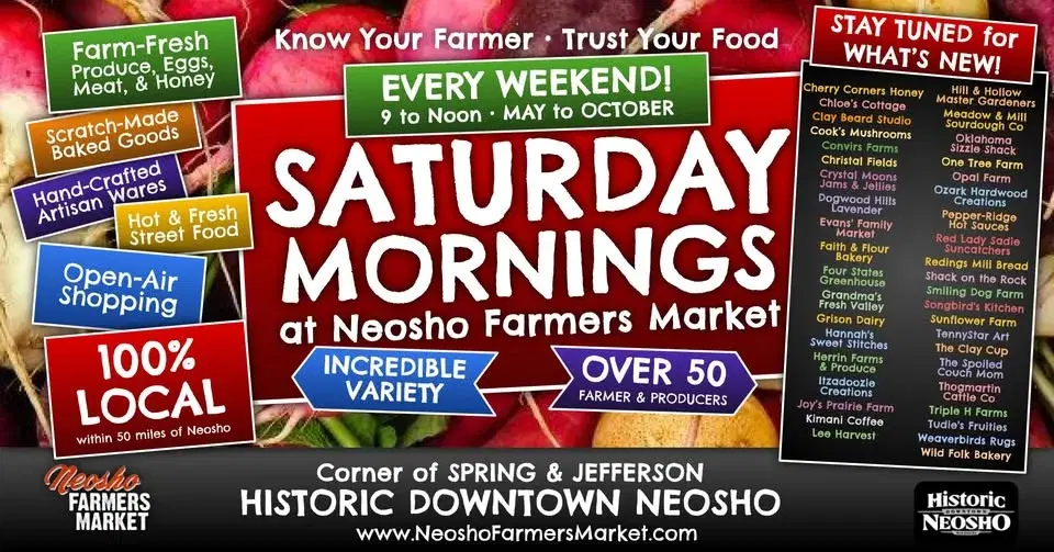 Saturday Mornings at Neosho Farmers Market