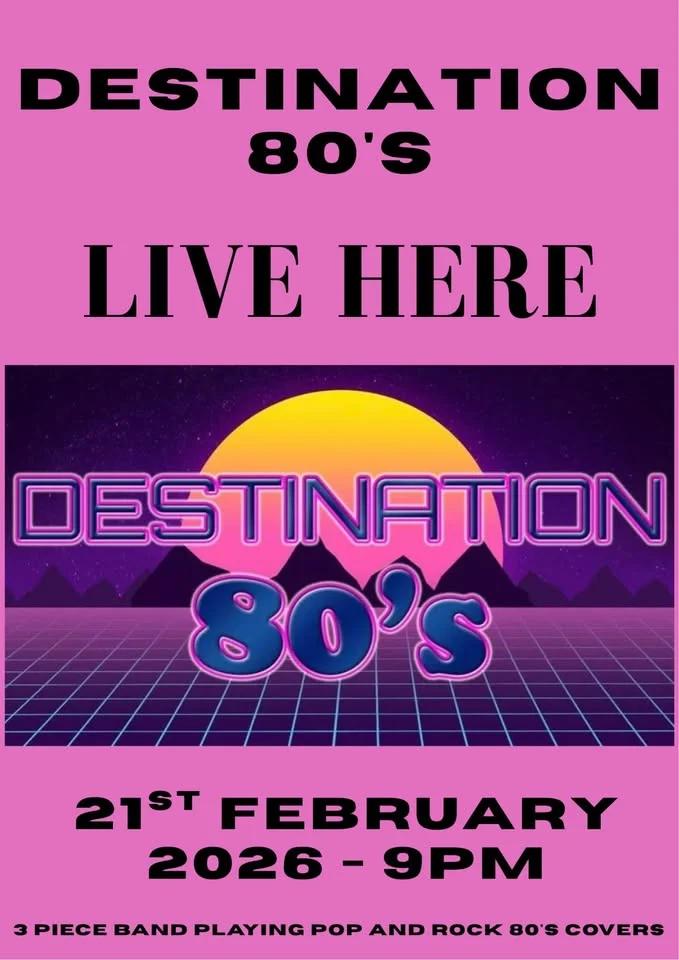 Destination 80's * LIVE BAND *