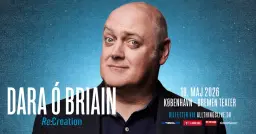 Få billetter! Dara Ó Briain - Bremen Teater - 10. maj