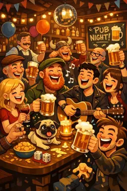 Pub kväll (Sista för säsongen)