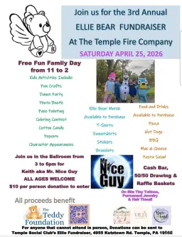 ELLIE BEAR FUNDRAISER