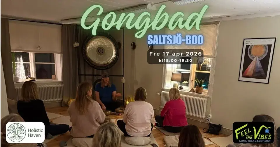Gongbad 1,5h i Saltsjö-Boo