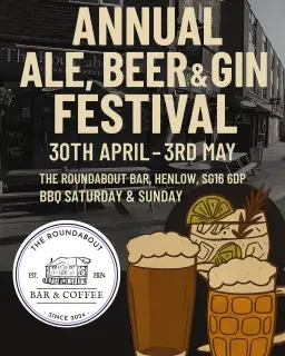 Annual Ale, Beer & Gin Festival - The Roundabout Bar