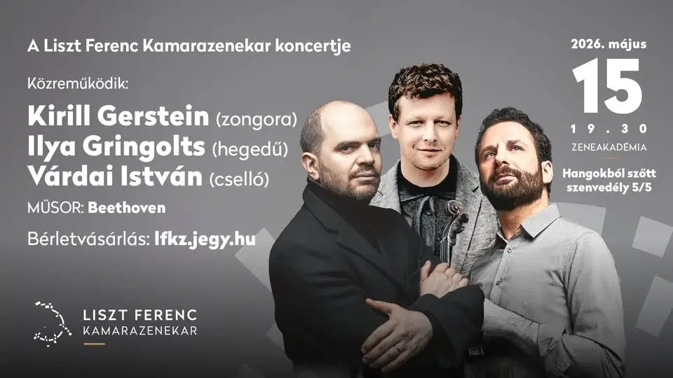 Zeneakadémia-bérlet 2025/26 | Ilya Gringolts, Várdai István, Kirill Gerstein