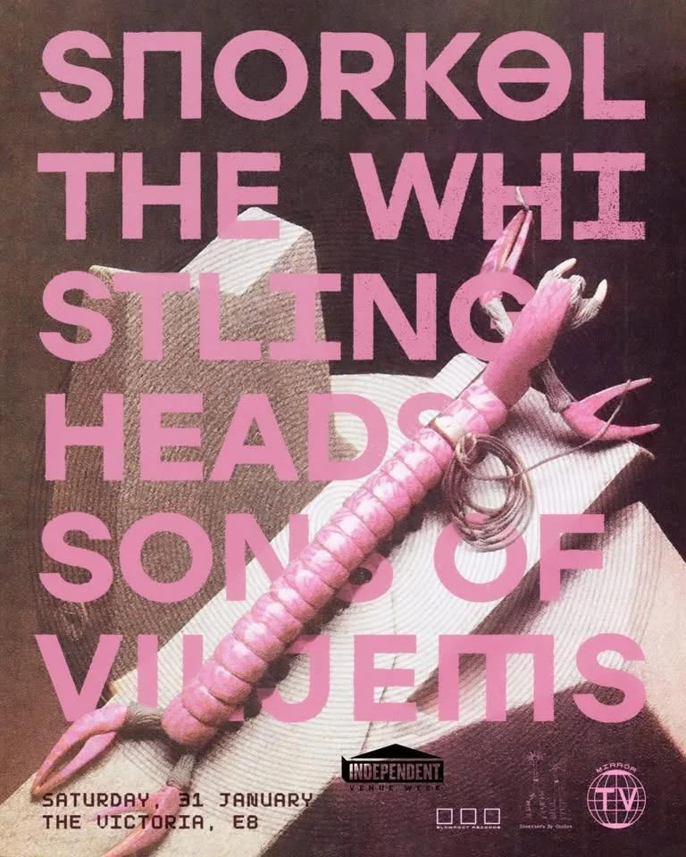 SNORKEL + THE WHISTLING HEADS + SONS OF VILJEMS