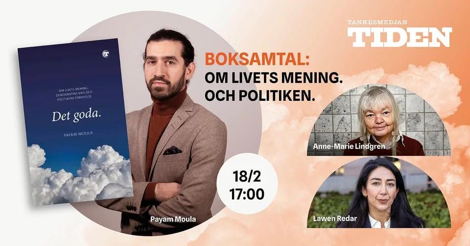 Samtal med Payam Moula om hans bok "Det goda"