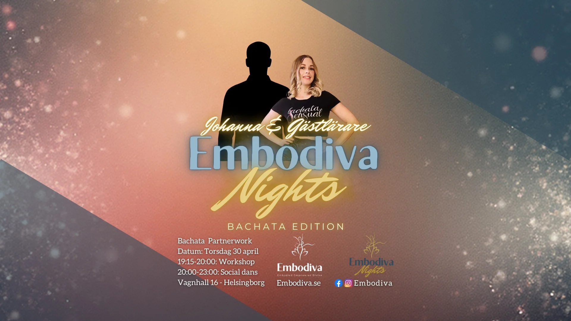 Embodiva Nights: Bachata Workshop + Social Dans med Johanna & Gästlärare
