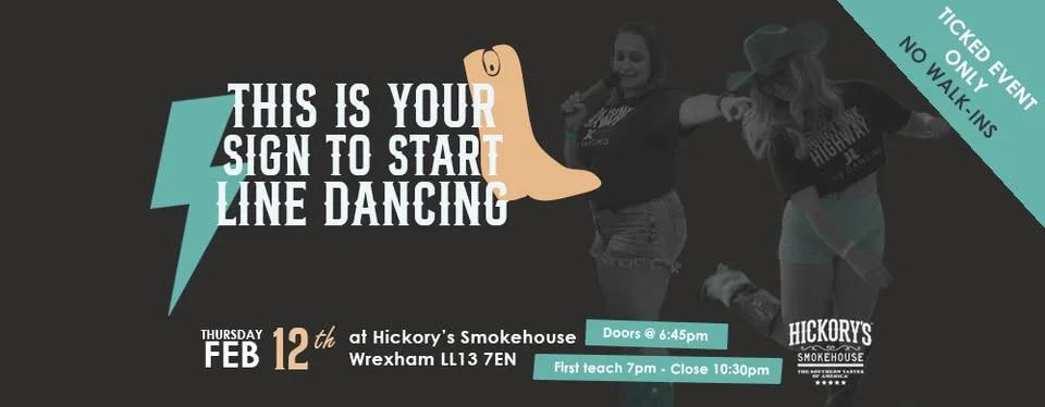 Beginners Line Dance Class & Social with Katie & Maz | WREXHAM