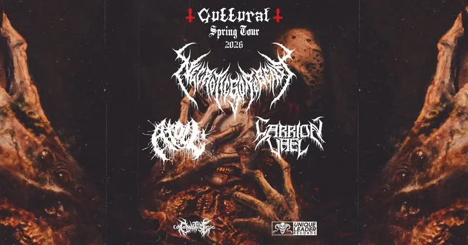 NecroticGoreBeast, Carrion Vael, & Atoll LIVE at Frankies Saturday May 2nd at Frankies