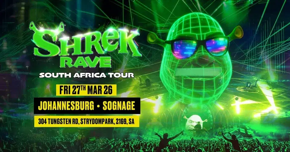 Shrek Rave Returns To Johannesburg!