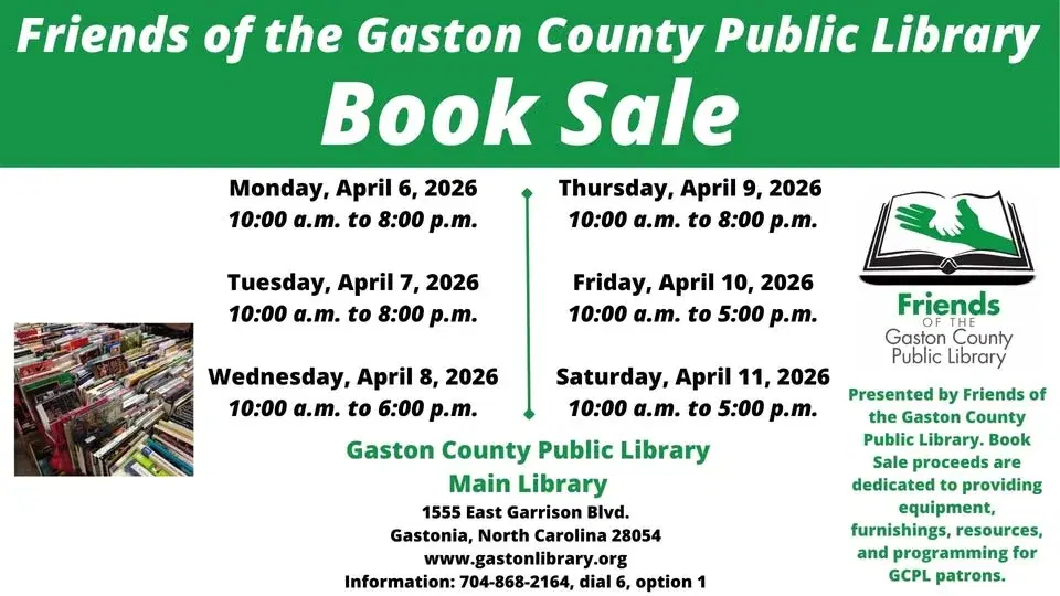 Friends of the Gaston County Public Library Book Sale